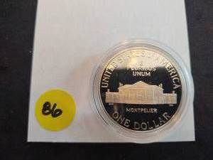 1993 James Madison Silver Commemorative Dollar