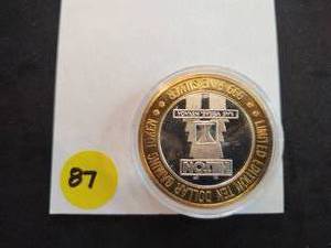 Hilton Limited Edition $10.00 Gaming Token .999 Fine Silver
