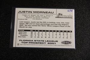 2001 Grandstand Justin Morneau Florida State League Autograph 1275
