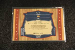 2008 Playoff Prime Cuts Rod Carew Timeline Authentic Game Worn Jersey 45