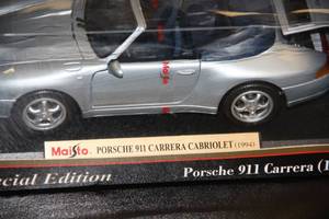 Maisto Special Edition 118 1994 Porsche 911 Carrera Cabriolet Die Cast Car