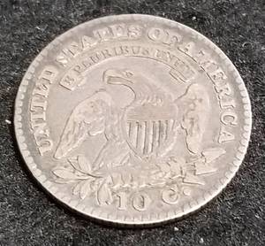 1823 US BUST SILVER DIME