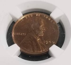 1940 PROOF WHEAT CENT PR62RB NGC