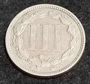 1881 US THREE CENT (NICKEL VARIETY)
