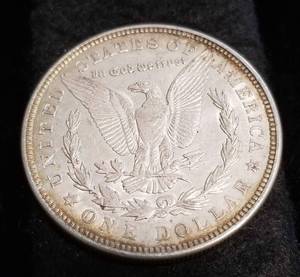 1921-D MORGAN SILVER DOLLAR