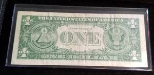 1957 US BLUE SEAL $1 SILVER CERTIFICATE