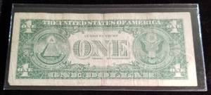 1957 US BLUE SEAL $1 SILVER CERTIFICATE