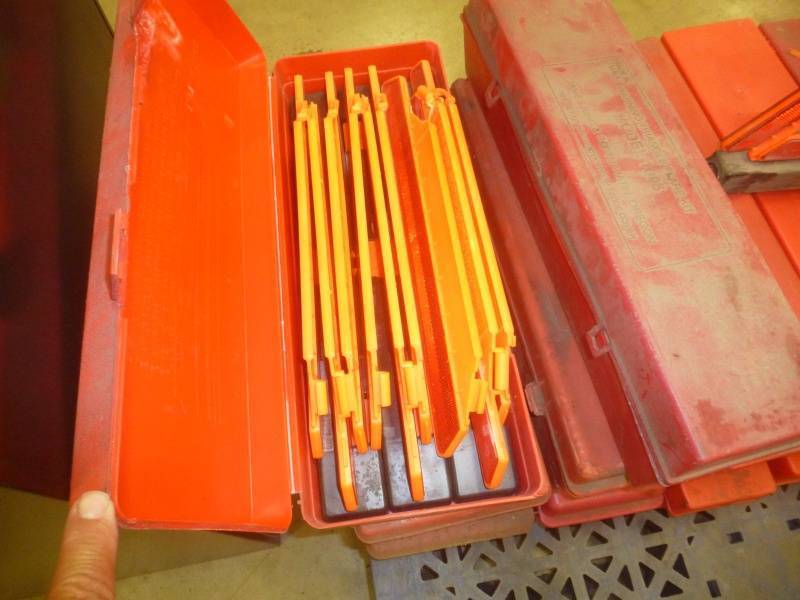 lot 13 image: Road Emergency Reflective Triangle Sets