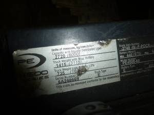 lot 12 image: 2007 Crown Pallet Jack # 9280