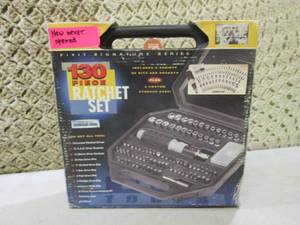 130pc Ratchet Set in Case New never...