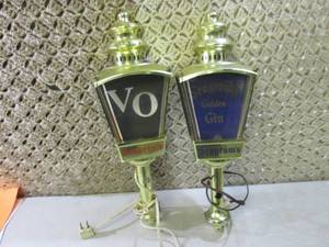 2 Seagrams Hanging Wall Lights Both...
