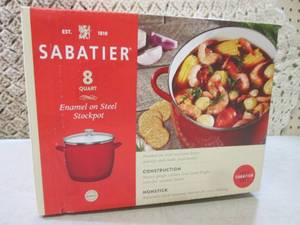 8 Qt Enamel on Steel Stockpot  CS...