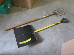 Snow Shovel and Pitch Fork  RMBC...