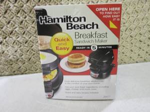 Hamilton Beach Breakfast Sandwich M...