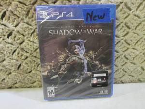 PS4 Shadow of War Game New Unopened...