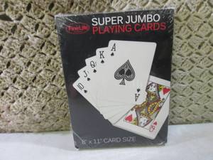 Super Jumbo Playing Cards 8 x 11 ...