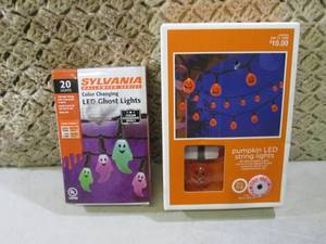 Ghost and Pumpkin Lights  C-4...