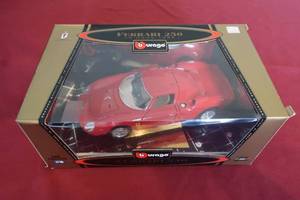 lot 1 image: Burago 1965 Ferrari 250 Le Mans 118th Model Scale