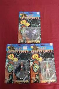 lot 9 image: 3 Vintage Tales of the Cryptkeeper Action Figures