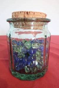 lot 34 image: Jar of Marbles