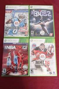 lot 36 image: 4 Xbox 360 Games