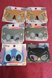lot 49 image: 6 Kids Movie-Themed Sunglasses - NEW