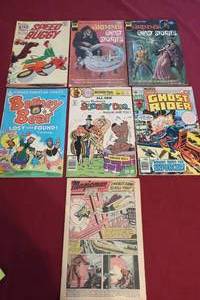 lot 58 image: 7 Miscellaneous Vintage Comic Books