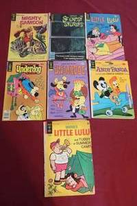 lot 59 image: 7 Vintage Gold Key Comic Books