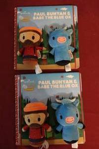 lot 92 image: 2 Hallmark Itty Bitty Paul BunyanBabe Plush & Book Sets