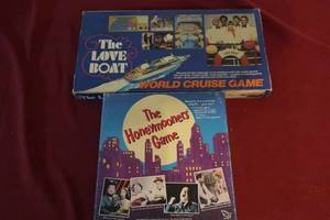 lot 95 image: 2 Vintage TV-Themed Board Games