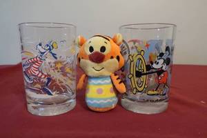 lot 103 image: 2 Disney Glasses and Tigger Plush