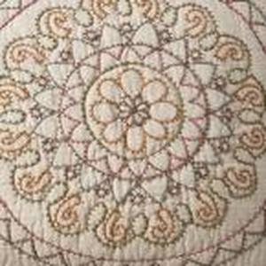 Tulip Garden Multicolored Floral Cotton Blend King Quilt, 50301Q-K-MULTI, NEW