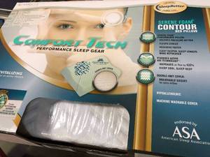 Serene Foam Hypoallergenic Side Sleeper Pillow, 1 Piece, 10019-STD-WHITE, NEW