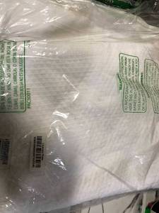 Madelyn Matelasse 14 in. White Cotton Queen Bed Skirt, GP77-Q-WHITE, NEW