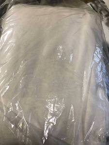 Solid Flannel Cream Queen Duvet Cover, D1G9-Q-CREAM, NEW