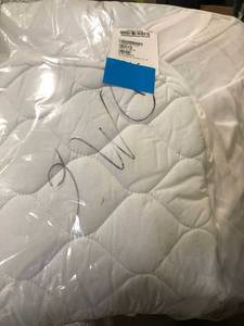 Quilted Heated Mattress Pad - White Queen, MB25-Q-WHITE, NEW