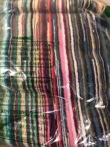 Rhythm Multicolored Striped Cotton Bath Towel, VK17-BATH-MULTI, NEW