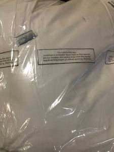 TCS Down Firm 26 in. x 26 in. Euro Square Pillow, 1 Pillow, PP56-26-WHITE, NEW