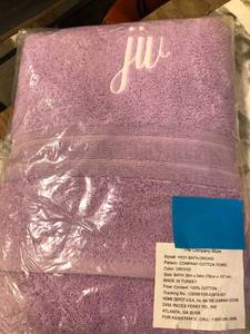 Cotton Orchid Solid Turkish Cotton Bath Towel,VK37-BATH-ORCHID, NEW