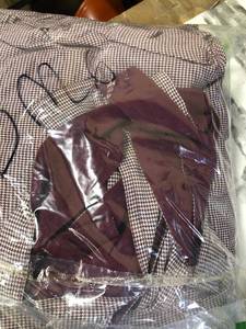 Womens X-Small Wheaton Robe, 68049D-XS-BURGUNDY, NEW