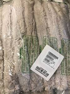 Green Earth Quick Dry Linen 24 in. x 40 in. Solid Cotton Bath Rug, 59052-24X40-LINEN, NEW