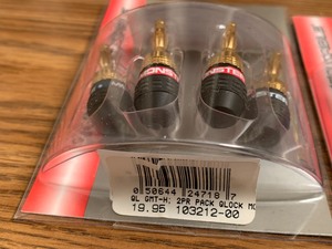 lot 96 image: Four Packages of Monster Quick Lock Adapters