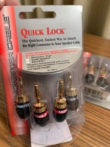 lot 98 image: Three Packages of Monster Quick Lock Cable