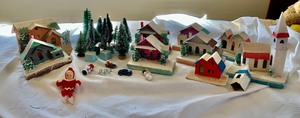 lot 180 image: Vintage Christmas Village