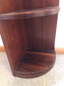 lot 195 image: Wooden Corner Shelf
