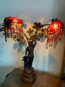 lot 223 image: Ernte Vintage Art Deco Lamp