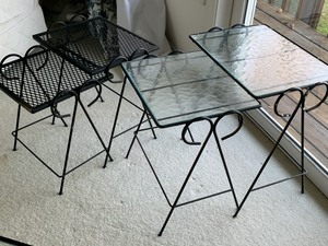 lot 225 image: Five Small Accent Tables