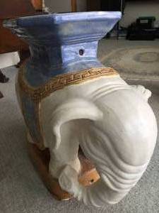 lot 245 image: Ceramic Elephant