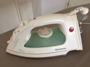 lot 299 image: Ironing Board and Rowenta Iron