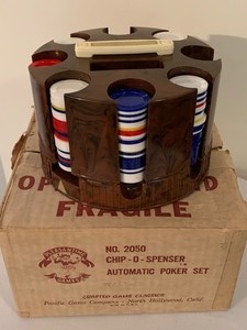lot 304 image: Vintage Poker Chips Carousel